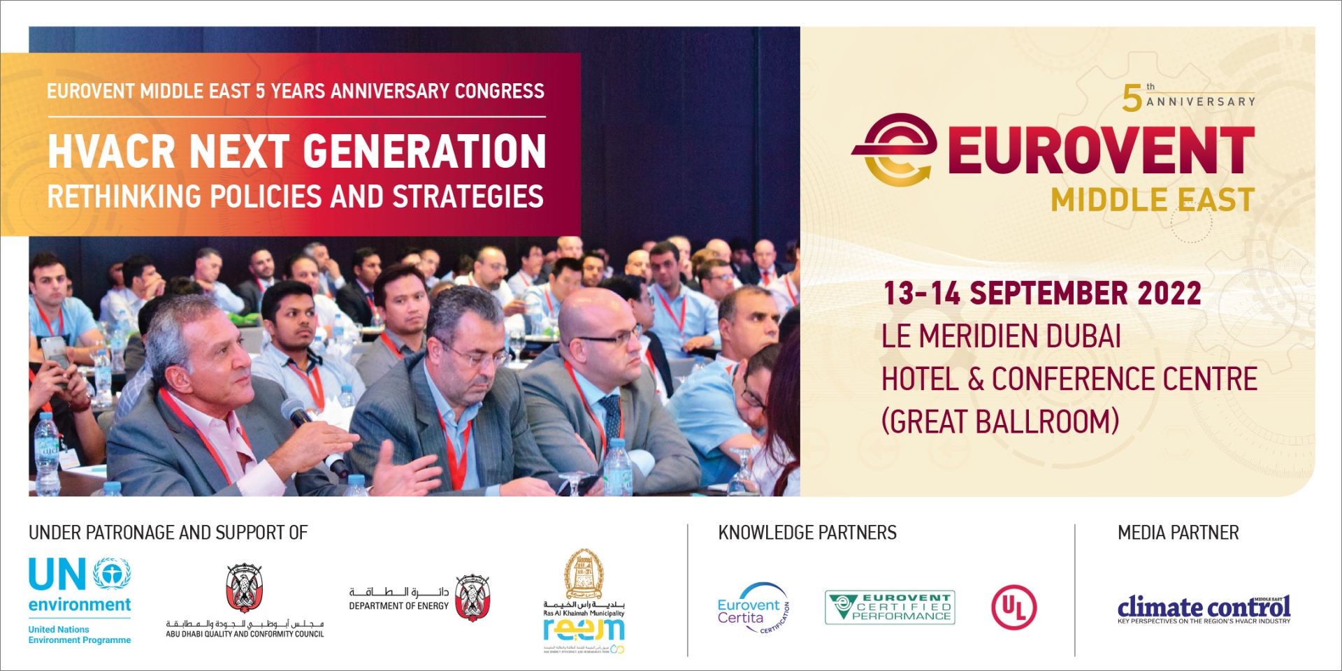 2022 - Eurovent Middle East announces HVACR Next Generation event