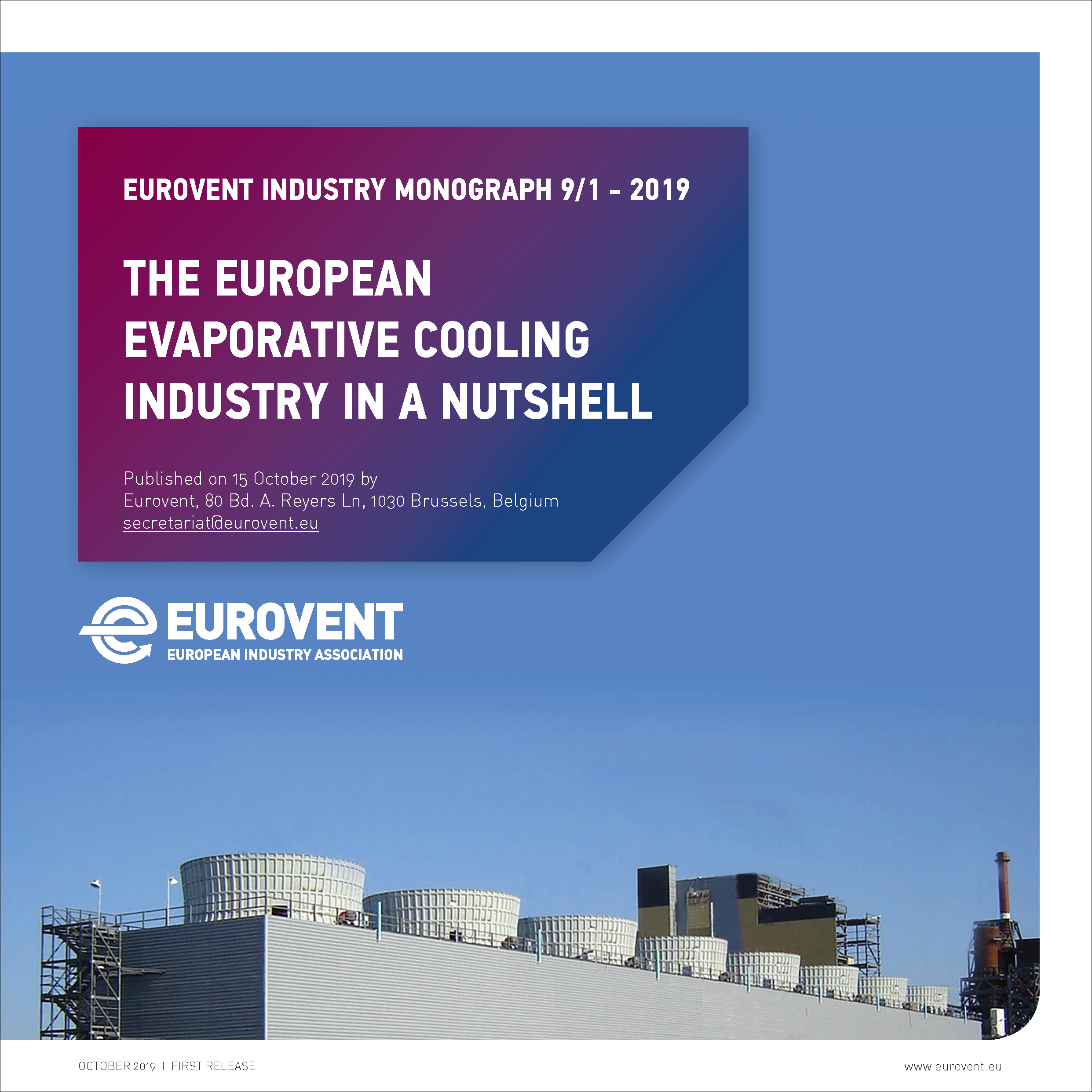 Eurovent Industry Monograph 9/1 - 2019: The European Evaporative Cooling industry in a nutshell - English