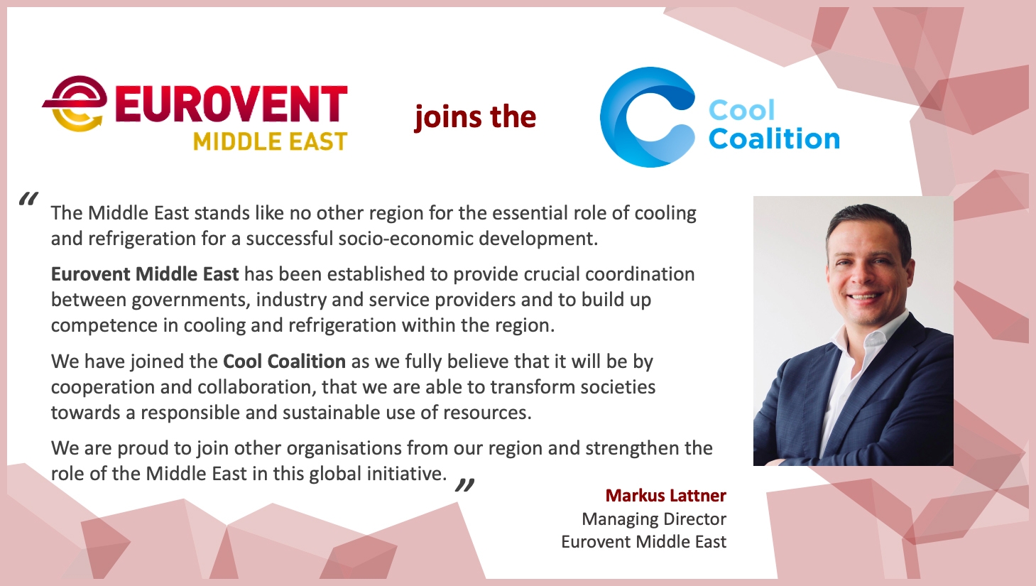 2021 - Eurovent Middle East joins UN Cool Coalition